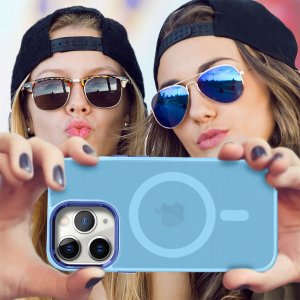 krainaGSM Etui Do Iphone 11 Pro Do Magsafe Matowe Matt Case + Szkło Na Ekran 9H 7