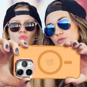 krainaGSM Etui Do Iphone 11 Pro Do Magsafe Matowe Matt Case + Szkło Na Ekran 9H 7