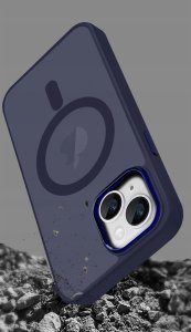 krainaGSM Etui Do Iphone 15 Plus Do Magsafe Matowe Matt Case + Szkło Na Ekran 9H 5