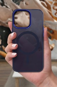 krainaGSM Etui Do Iphone 15 Plus Do Magsafe Matowe Matt Case + Szkło Na Ekran 9H 6