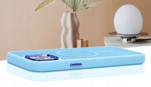 krainaGSM Etui Do Iphone 15 Plus Do Magsafe Matowe Matt Case + Szkło Na Ekran 9H 4