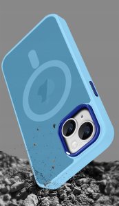 krainaGSM Etui Do Iphone 15 Plus Do Magsafe Matowe Matt Case + Szkło Na Ekran 9H 5