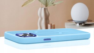 krainaGSM Etui Do Iphone 14 Pro Max Do Magsafe Matowe Matt Case + Szkło Na Ekran 9H 4
