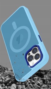 krainaGSM Etui Do Iphone 14 Pro Max Do Magsafe Matowe Matt Case + Szkło Na Ekran 9H 5