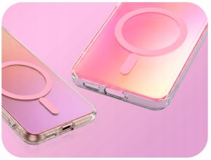 Hello Case Etui Do Magsafe Do Apple iPhone 16 Pro Max (Różowe, Aurora, Ochronne, Case) 2