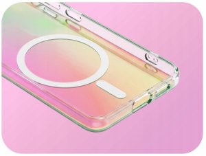 Hello Case Etui Do Magsafe Do Apple iPhone 16 Pro Max (Różowe, Aurora, Ochronne, Case) 3