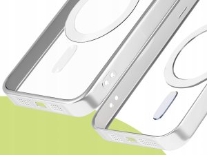 Hello Case Etui Do Samsung Galaxy A36 / A37 / A57 (Do Magsafe, Tytanowe, Clear, Case) 5