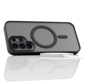 Hello Case Etui Do Magsafe Do Samsung Galaxy S26 Ultra (Matowe, Czarne, Ochronne) 2