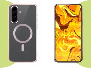 Hello Case Etui Do Galaxy A36 / A37 / A57 (Do Magsafe, Różowe Złoto, Metal, Clear) 4