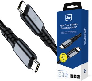 Kabel USB 3mk USB-C - Thunderbolt 2 m Czarny (161311) 8