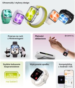 Smartwatch Huawei Watch Fit 5 Fioletowy  (55020HSC) 8