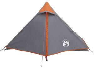 Namiot turystyczny vidaXL vidaXL Namiot Turystyczny Szary i pomarańczowy 222 x 85 x 125 cm 5