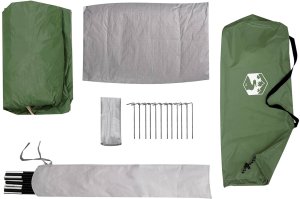 Namiot turystyczny vidaXL vidaXL Namiot Turystyczny zielony 222 x 85 x 125 cm 9