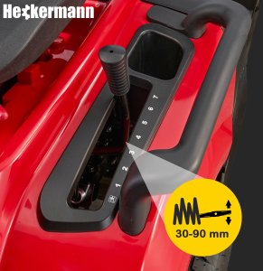 Traktor ogrodowy Heckermann Traktorek ogrodowy spalinowy kosiarka 12,5kM Heckermann Select 97cm SVTR97 z koszem 250L 2
