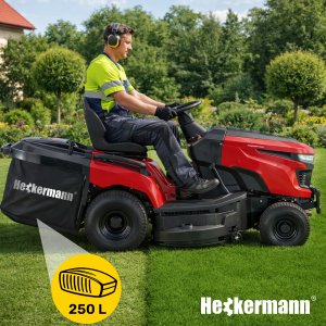 Traktor ogrodowy Heckermann Traktorek ogrodowy spalinowy kosiarka 12,5kM Heckermann Select 97cm SVTR97 z koszem 250L 8