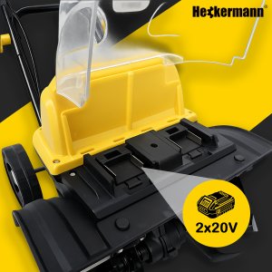 Glebogryzarka Heckermann Glebogryzarka akumulatorowa kultywator do gleby ziemi Heckermann Select 36cm AVGG40 13