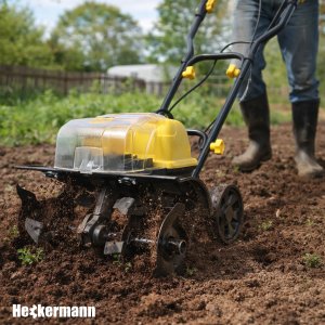Glebogryzarka Heckermann Glebogryzarka akumulatorowa kultywator do gleby ziemi Heckermann Select 36cm AVGG40 4