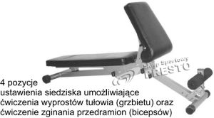 York Fitness Ławka składana wielofunkcyjna 13w1 York Fitness uniw - 426 9