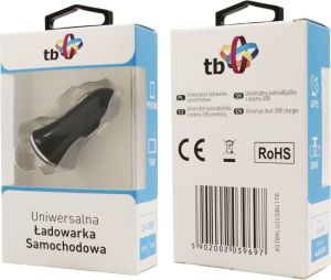 Ładowarka TB Print Uniwersalna ładowarka samochodowa 2xUSB 4.2 A 2