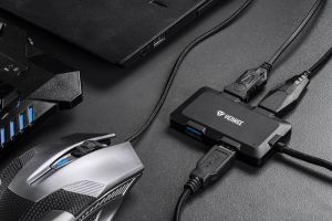 HUB USB Yenkee YHB 4341BK 4x USB-A 3.0 (45013121) 3