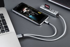 HUB USB Yenkee 1x SD 1x microSD  + 3x USB-A 2.0 (YHC 102SR) 5