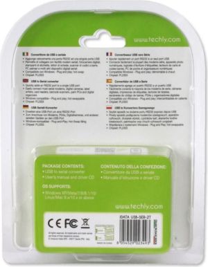 Kabel USB Techly USB-A - RS-232 0.45 m Przezroczysty (023493) 3