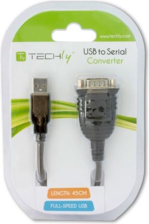 Kabel USB Techly USB-A - RS-232 0.45 m Przezroczysty (023493) 4