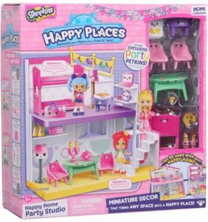 Figurka Moose HAPPY PLACES SHOPKINS - Zestaw Happy Home Party Studio (HPP56389) 1