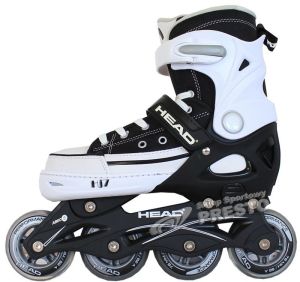 Rolki Head Łyżworolki HJ7 Biało-czarne r. 37-40 3
