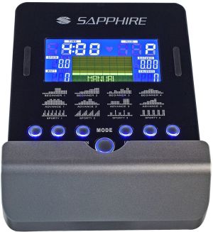 Rower stacjonarny Sapphire sport Rower elektromagnetyczny SG-925B Jetta Sapphire grafitowo-srebrno-czerwony uniw - 2000091025306 2