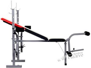 Hop-Sport Ławeczka pod sztangę z maszyną na nogi HS-1050 Hop Sport + rękawiczki treningowe GRATIS! Ławeczka pod sztangę z maszyną na nogi HS-1050 Hop Sport + rękaw uniw - 2000091025897 11