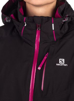 Salomon Kurtka damska Odysee Jacket W GTX Black/Mystic Purple r. S 4