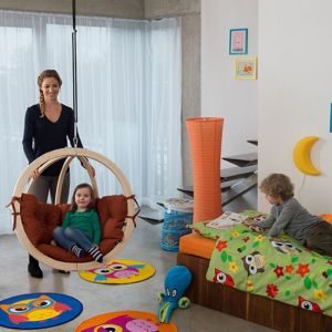 Amazonas Fotel wiszący dla dzieci kula Kids Globo Chair Terracotta Amazonas Terracotta uniw - 4030454002899 2