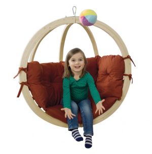 Amazonas Fotel wiszący dla dzieci kula Kids Globo Chair Terracotta Amazonas Terracotta uniw - 4030454002899 6