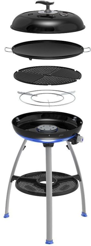 Cadac Grill ogrodowy Gazowy Carri Chef 3.7 kW 47 cm x 47 cm z pokrywą 2