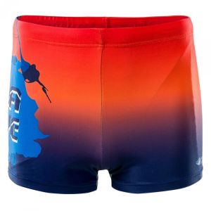 AquaWave Kąpielówki juniorskie Tarym Kids Blue Gradient/ Orange Print r. 110 1