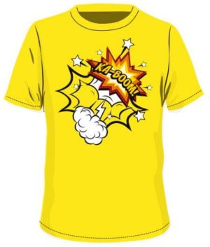 Bejo Koszulka dziecięca BOOM KIDSB Blazing Yellow r. 128 1