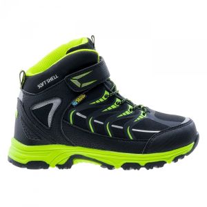 Elbrus Buty Dziecięce Savas Mid WP Jr Black/Lime/Silver r. 32 (4262) 1