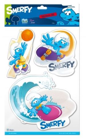 Sticker BOO Dekoracja ścienna Smerfy 3D (DECLIC306) 1