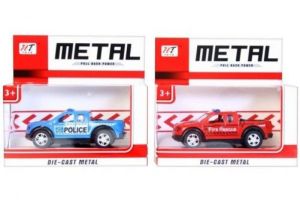 Mega Creative Auto Policja Metal P/b 12x11x6 (M82685) 1