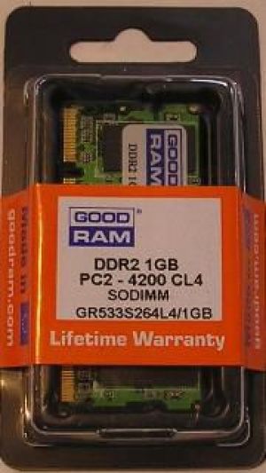 Pamięć do laptopa GoodRam DDR2 2048MB PC800 CL6 SODIMM (GR800S264L6/2G) 1
