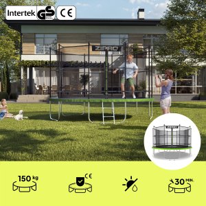 Trampolina ogrodowa Zipro Jump Pro z siatką wewnętrzną 12FT 374cm 2