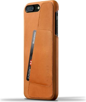 Mujjo Nakładka Leather Wallet do Apple iPhone 8 Plus/7 Plus brązowa (MUJJO-CS-071-TN) 1