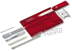 Victorinox Niezbędnik Victorinox SwissCard Quattro 0.7200.T rubinowy uniw - 7611160010582 1