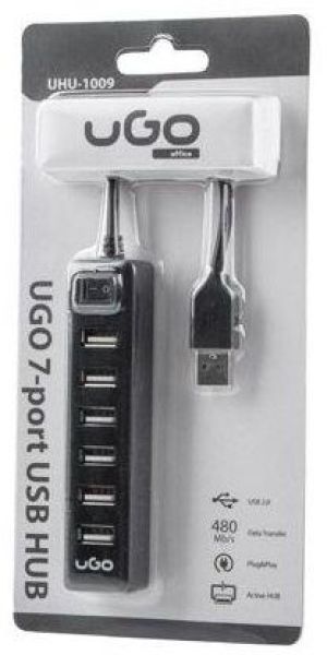 HUB USB uGo 7x USB-A 2.0 (UHU-1009) 2