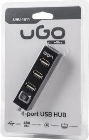 HUB USB uGo 4x USB-A 2.0 (UHU-1011) 2