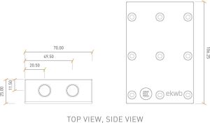 EK Water Blocks EK-FC Terminal X3 S Acetal 3