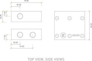 EK Water Blocks EK-FC Terminal X2 S Acetal 3