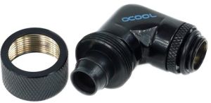 Alphacool złączka kątowa 90°, G1/4 - 16/10mm, czarna (17081) 3