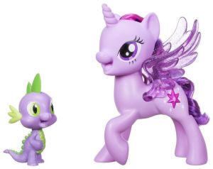 Figurka Hasbro My Little Pony Princess Twilight Sparkle Spike the Dragon Friendship Duet (C0718) 1